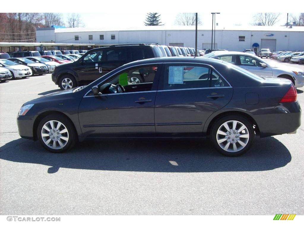 2006 Accord EX-L V6 Sedan - Graphite Pearl / Gray photo #19