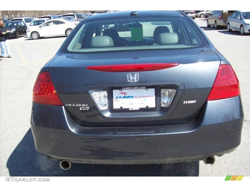 2006 Accord EX-L V6 Sedan - Graphite Pearl / Gray photo #22