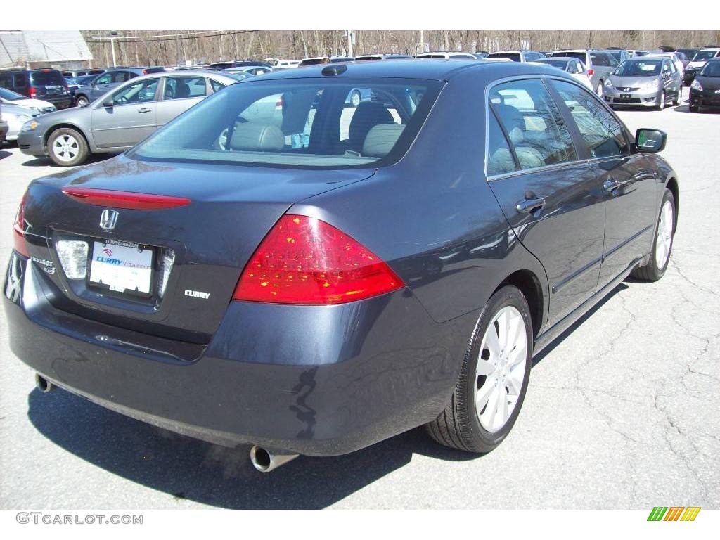 2006 Accord EX-L V6 Sedan - Graphite Pearl / Gray photo #23