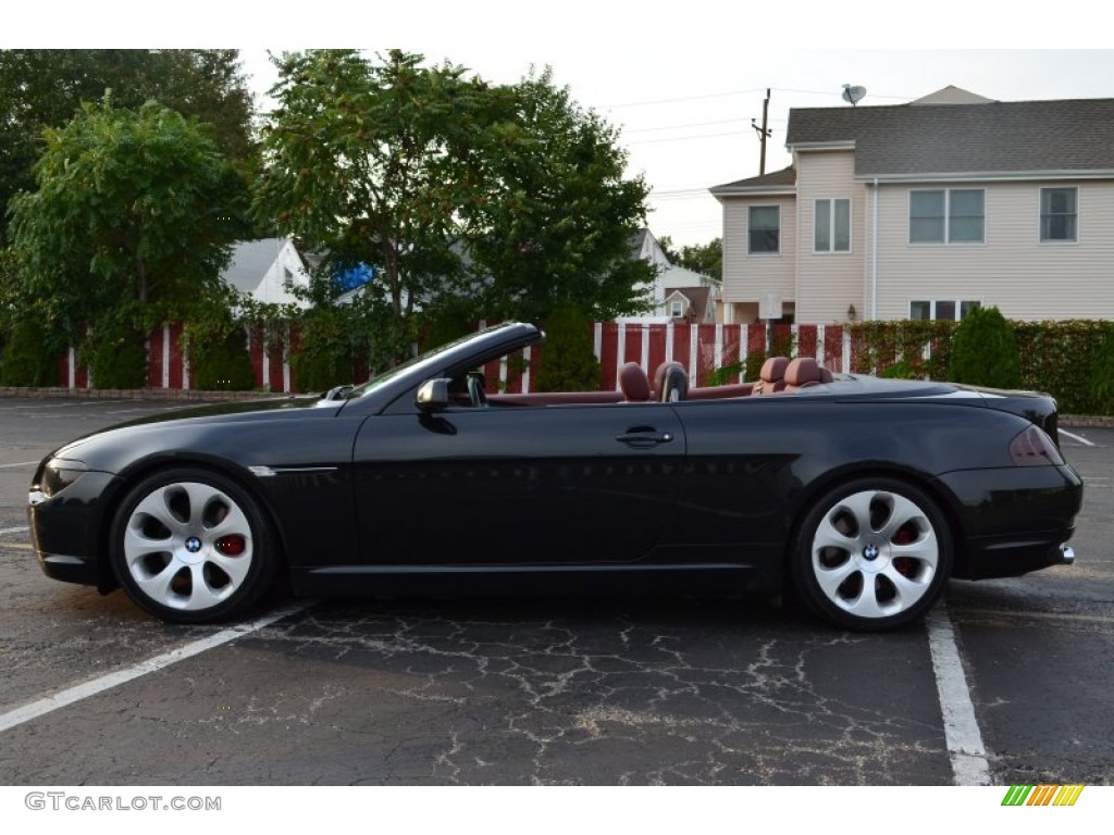Jet Black 2005 BMW 6 Series 645i Convertible Exterior Photo #70886872