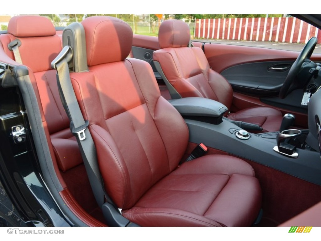 2005 BMW 6 Series 645i Convertible Front Seat Photo #70886914