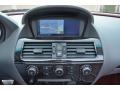 2005 BMW 6 Series Chateau Red Interior Navigation Photo