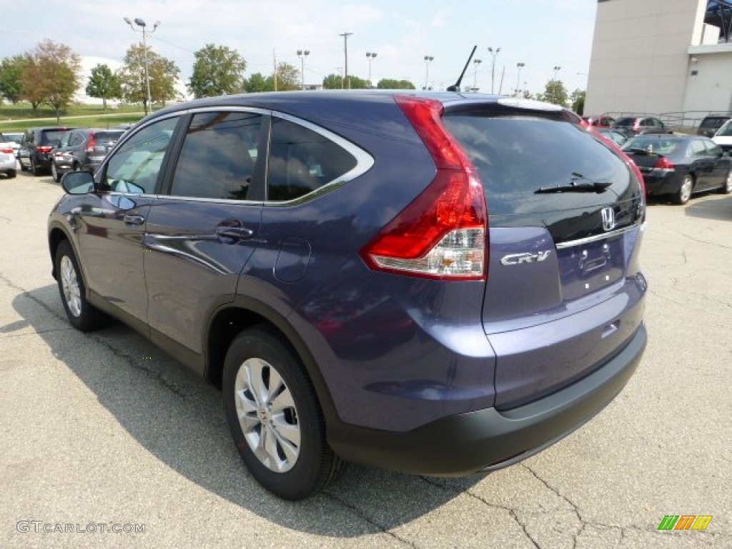 2013 CR-V EX AWD - Twilight Blue Metallic / Gray photo #2