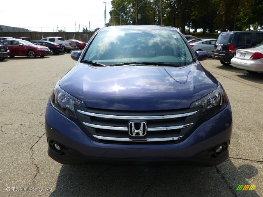 2013 CR-V EX AWD - Twilight Blue Metallic / Gray photo #7