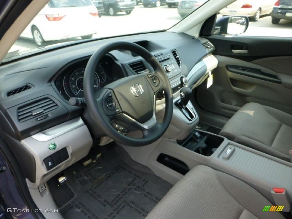 Gray Interior 2013 Honda CR-V EX AWD Photo #70888219