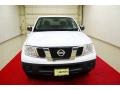 2012 Avalanche White Nissan Frontier S King Cab  photo #2