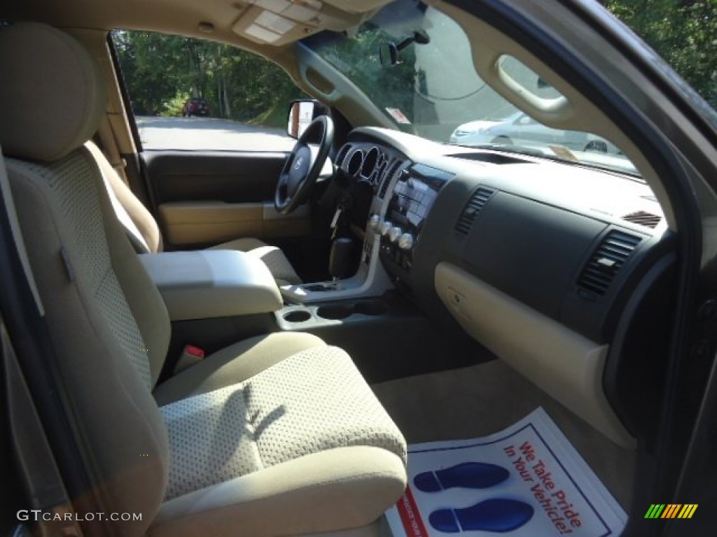 2007 Tundra SR5 Double Cab 4x4 - Pyrite Mica / Beige photo #13