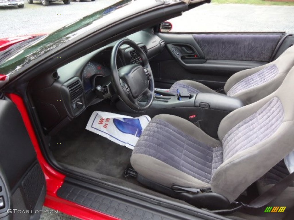 Ebony Interior 2001 Chevrolet Camaro Convertible Photo #70892602