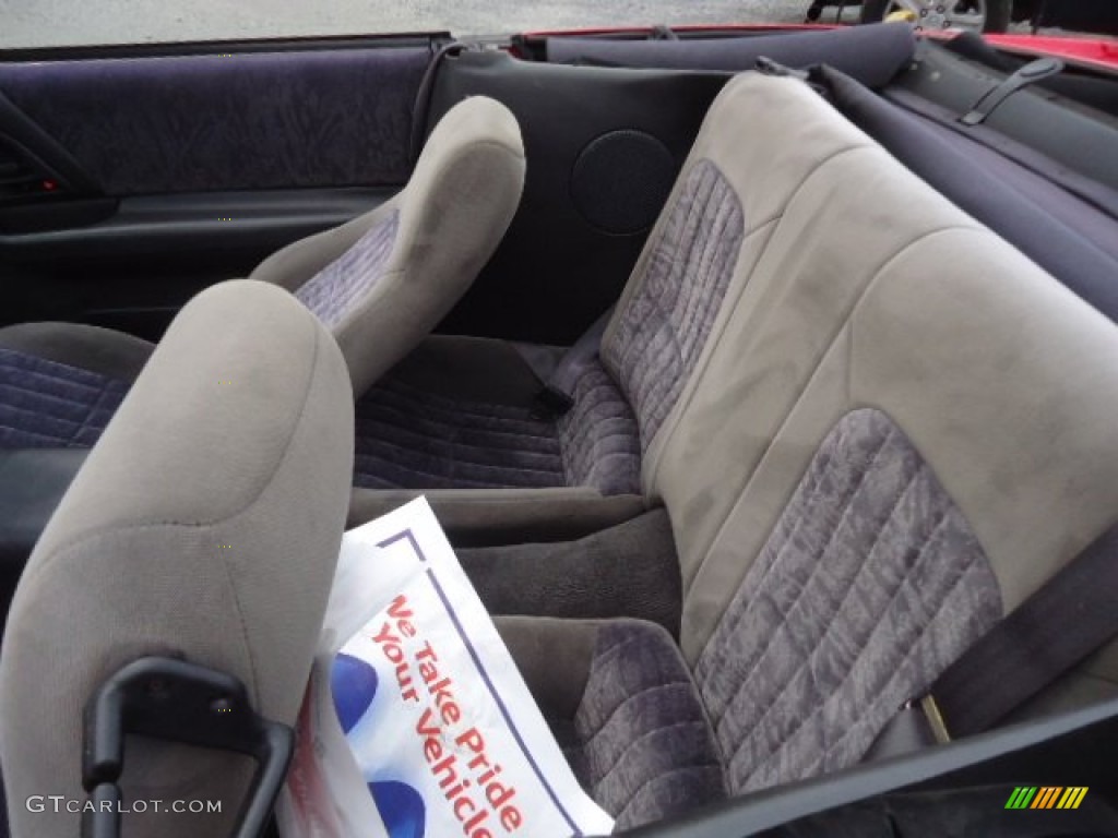 2001 Chevrolet Camaro Convertible Rear Seat Photo #70892605