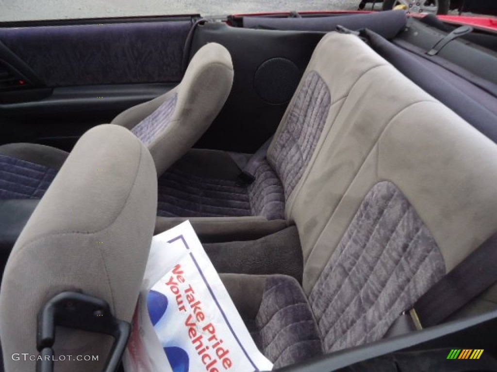 Ebony Interior 2001 Chevrolet Camaro Convertible Photo #70892605