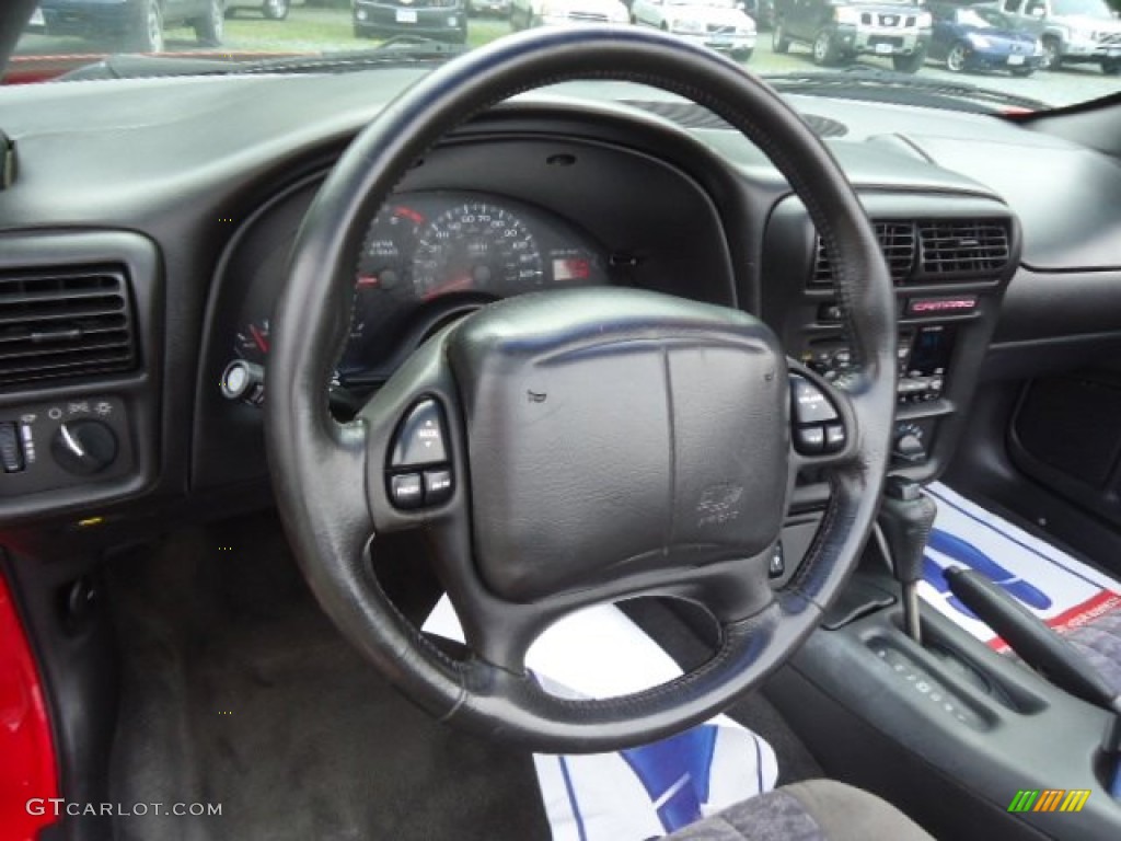 2001 Chevrolet Camaro Convertible Ebony Steering Wheel Photo #70892614