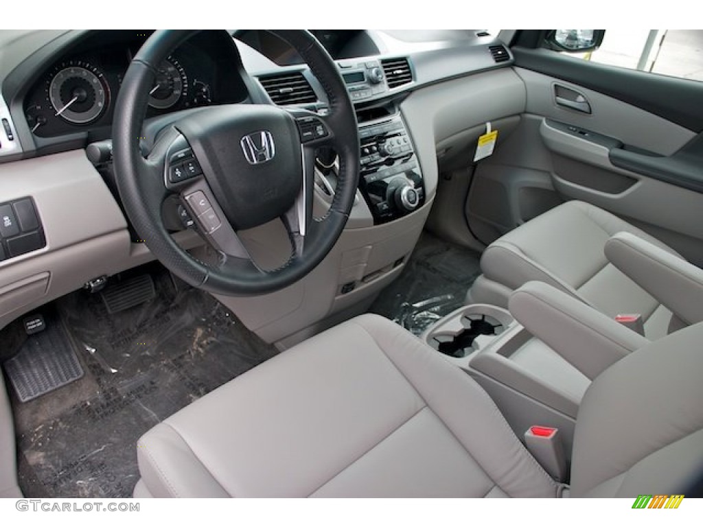 Gray Interior 2013 Honda Odyssey EX-L Photo #70894012