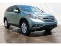 2012 Opal Sage Metallic Honda CR-V EX-L  photo #1