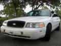 2004 Vibrant White Ford Crown Victoria Police Interceptor  photo #1