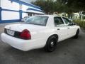 2004 Vibrant White Ford Crown Victoria Police Interceptor  photo #2