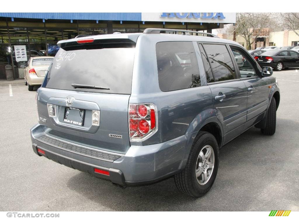 2006 Pilot EX-L 4WD - Steel Blue Metallic / Gray photo #5