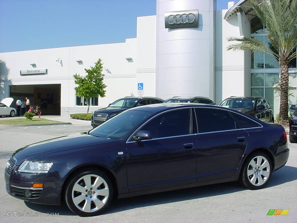2006 A6 3.2 quattro Sedan - Night Blue Pearl / Amaretto photo #2
