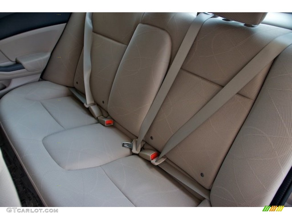 2012 Civic LX Sedan - Rallye Red / Beige photo #14