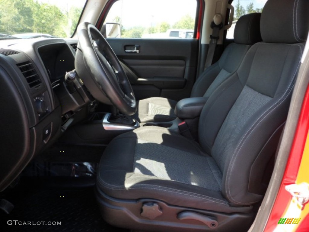 Ebony Black Interior 2007 Hummer H3 Standard H3 Model Photo #70898608