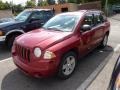 2007 Inferno Red Crystal Pearlcoat Jeep Compass Sport  photo #3