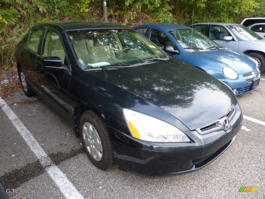 2003 Accord LX Sedan - Nighthawk Black Pearl / Ivory photo #1