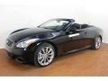 Obsidian Black 2010 Infiniti G 37 S Sport Convertible Exterior