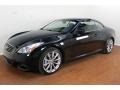 2010 Obsidian Black Infiniti G 37 S Sport Convertible  photo #2