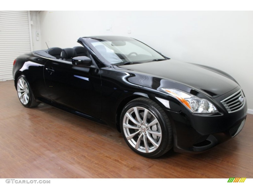 Obsidian Black 2010 Infiniti G 37 S Sport Convertible Exterior Photo #70899888