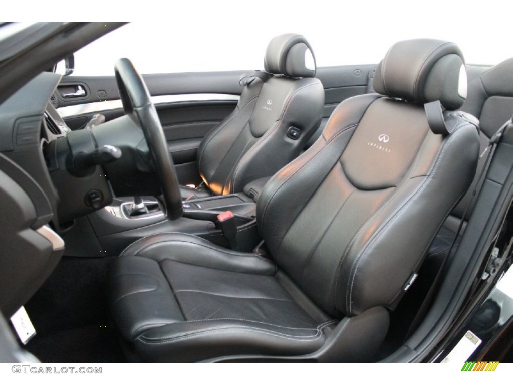 Graphite Interior 2010 Infiniti G 37 S Sport Convertible Photo #70900063