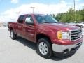 2013 Sonoma Red Metallic GMC Sierra 1500 SLE Crew Cab 4x4  photo #3