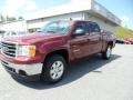 2013 Sonoma Red Metallic GMC Sierra 1500 SLE Crew Cab 4x4  photo #4