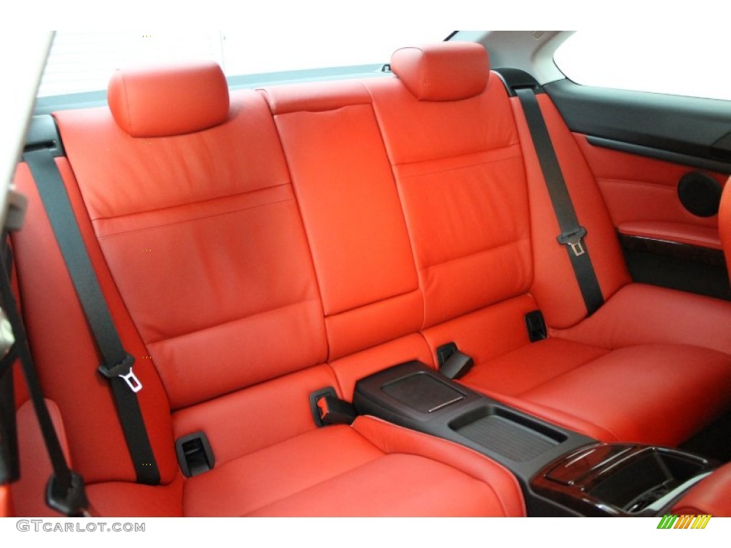 2009 3 Series 335i Coupe - Space Grey Metallic / Coral Red/Black Dakota Leather photo #20