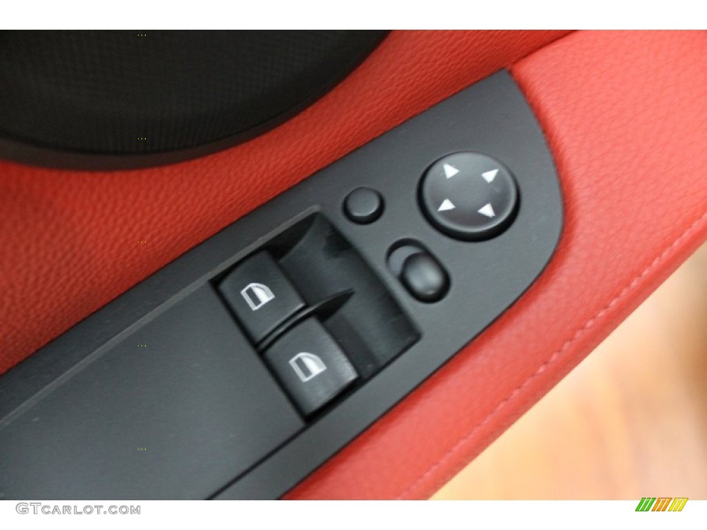 2009 3 Series 335i Coupe - Space Grey Metallic / Coral Red/Black Dakota Leather photo #23
