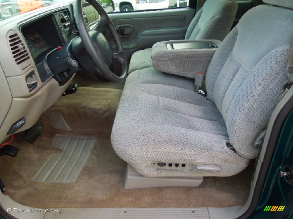 1998 C/K K1500 Extended Cab 4x4 - Emerald Green Metallic / Gray photo #8