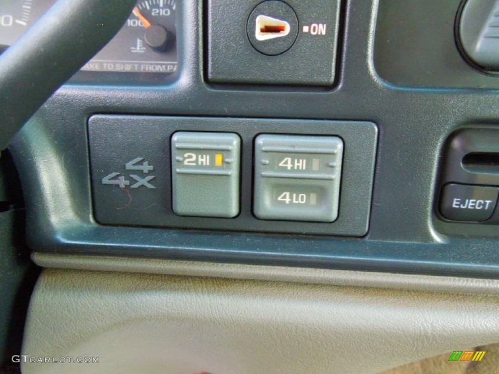 1998 C/K K1500 Extended Cab 4x4 - Emerald Green Metallic / Gray photo #12
