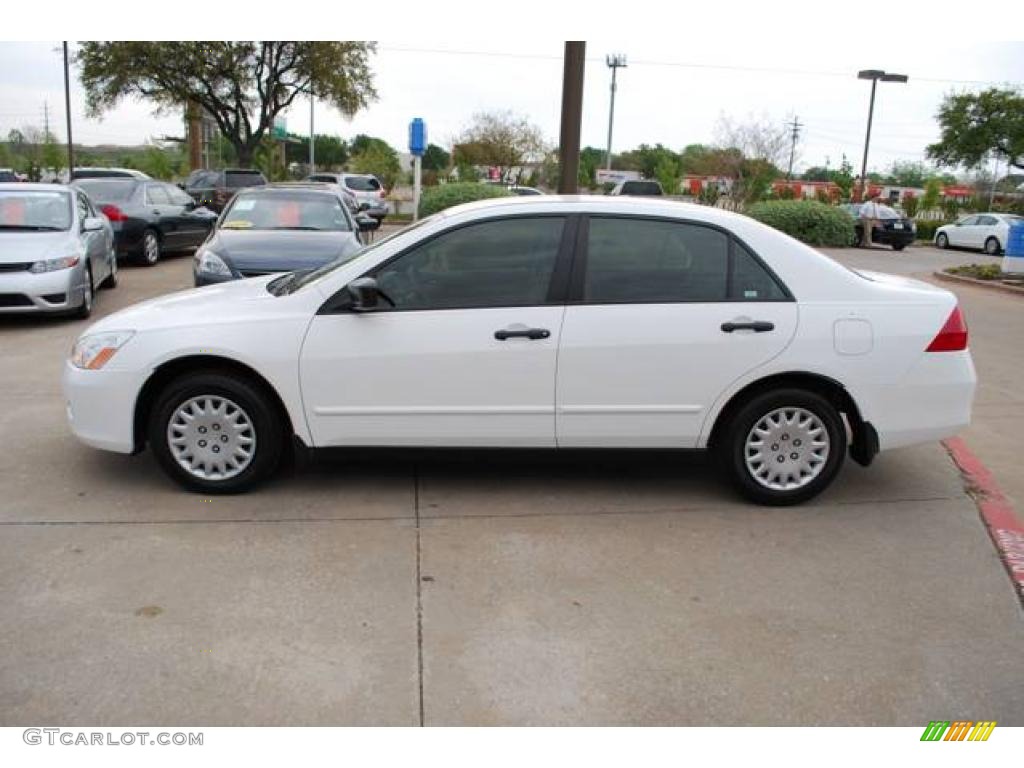 2007 Accord Value Package Sedan - Taffeta White / Ivory photo #4