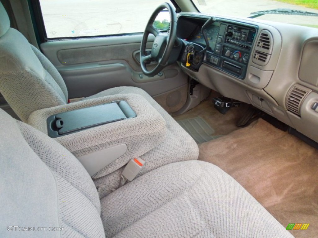 1998 C/K K1500 Extended Cab 4x4 - Emerald Green Metallic / Gray photo #20