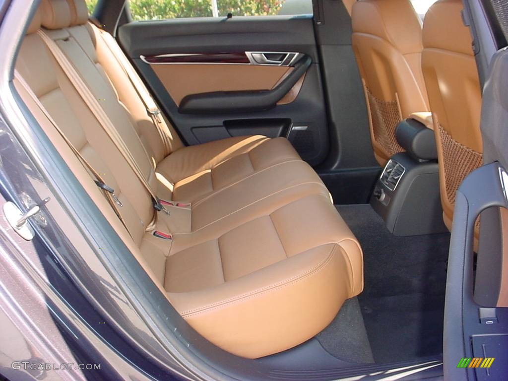 2006 A6 3.2 quattro Sedan - Night Blue Pearl / Amaretto photo #14