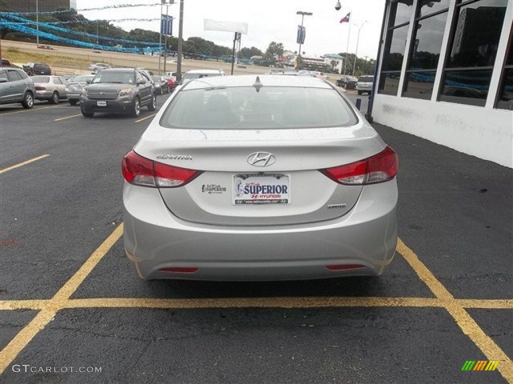 2013 Elantra Limited - Shimmering Air Silver / Black photo #3