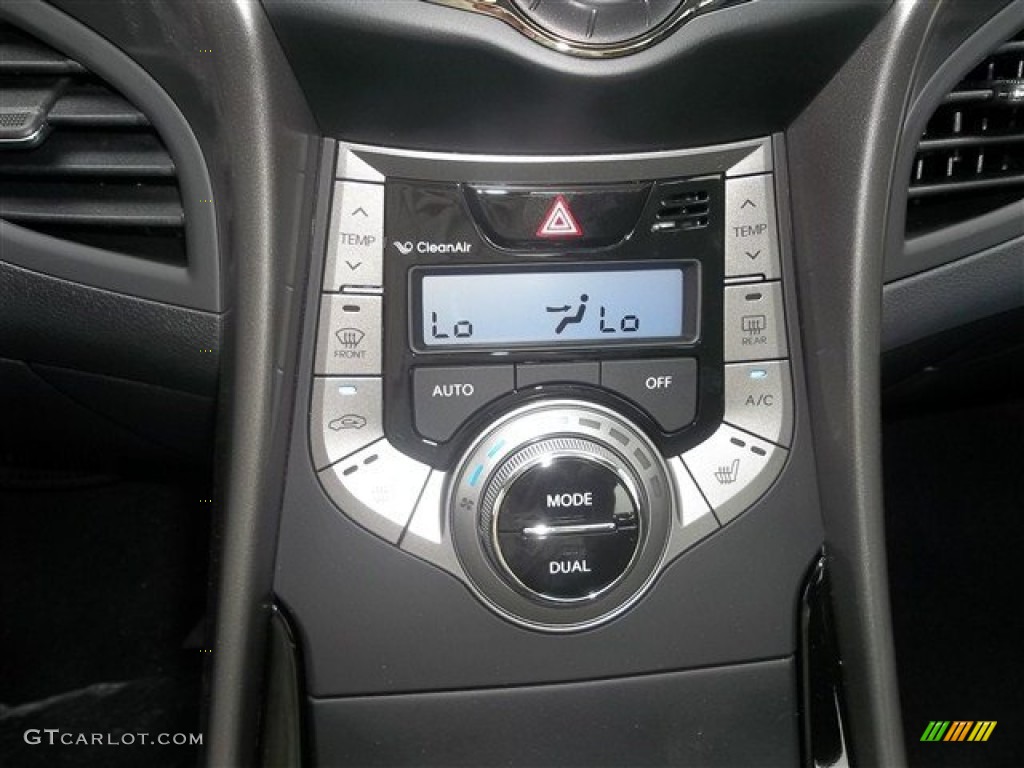 2013 Elantra Limited - Shimmering Air Silver / Black photo #14