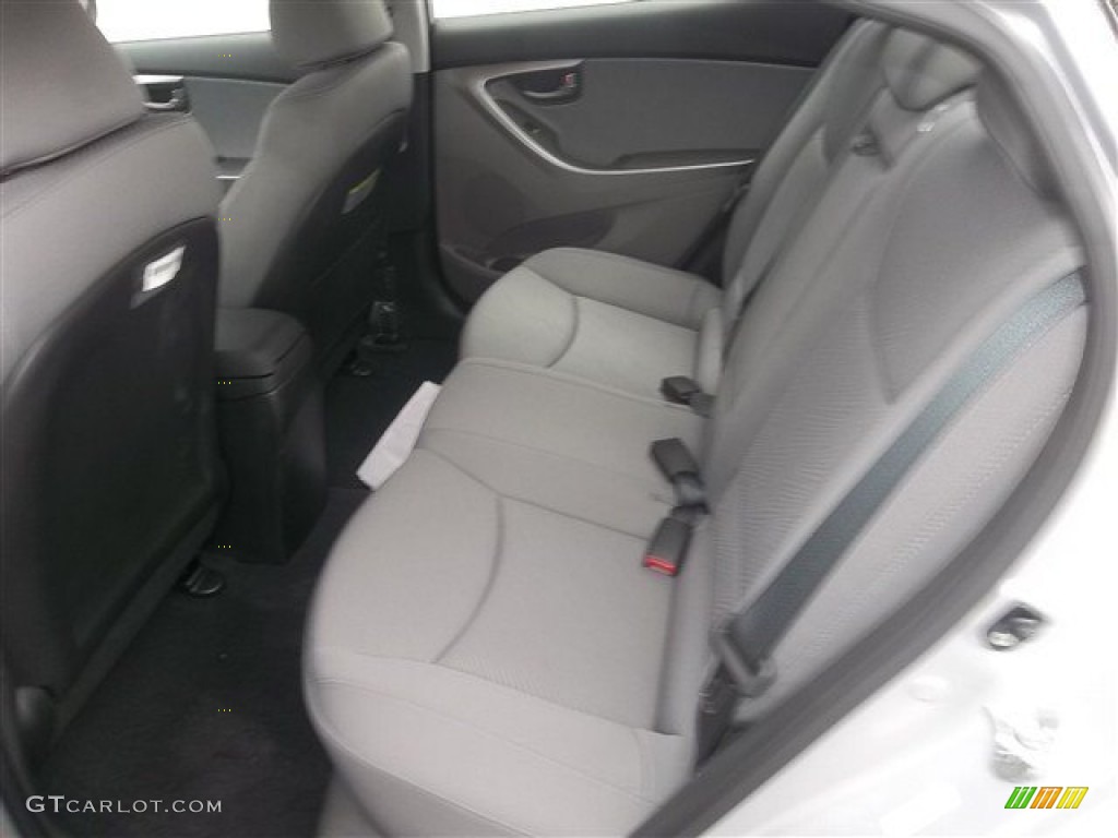 2013 Elantra GLS - Shimmering Air Silver / Gray photo #6