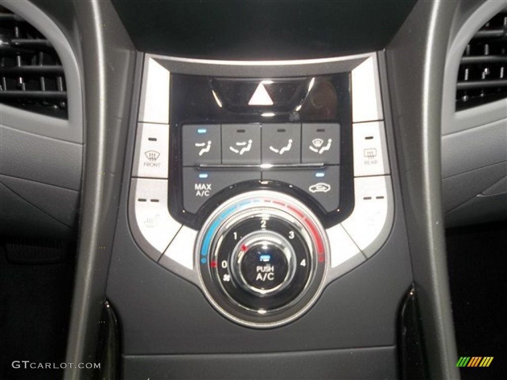 2013 Elantra GLS - Shimmering Air Silver / Gray photo #13