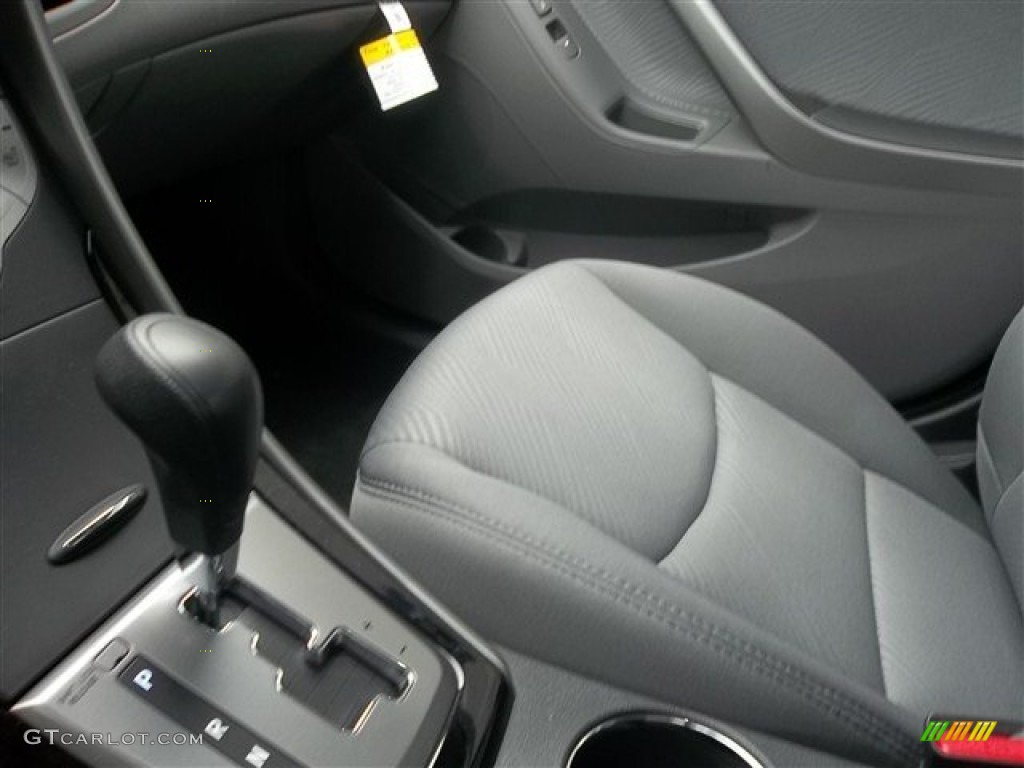 2013 Elantra GLS - Shimmering Air Silver / Gray photo #14