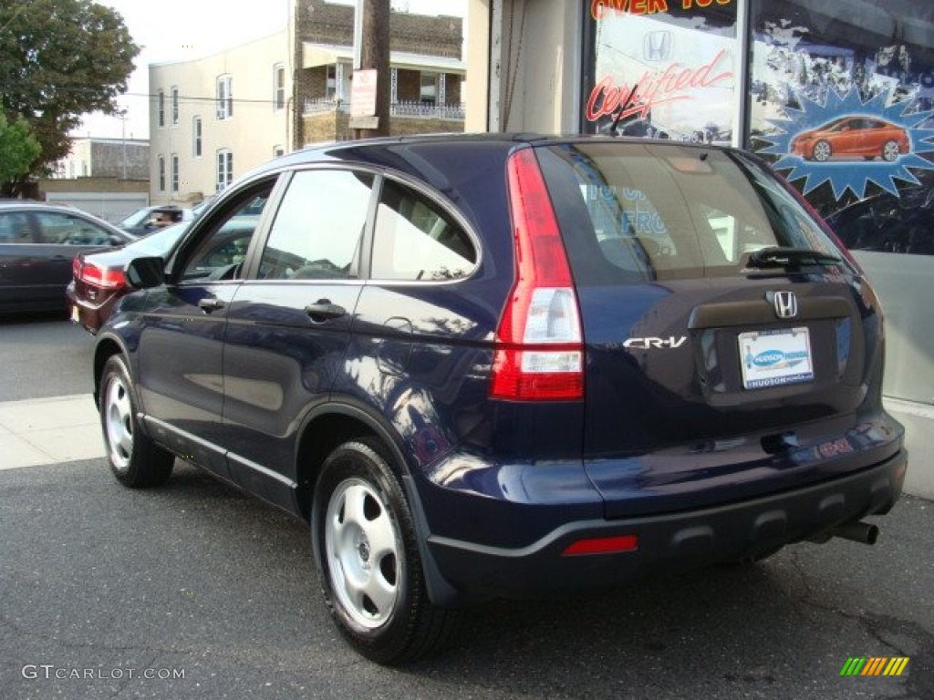 2009 CR-V LX 4WD - Royal Blue Pearl / Gray photo #4