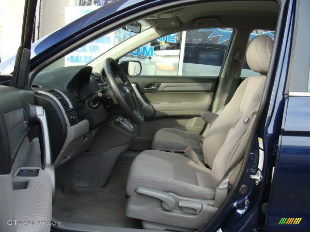 2009 CR-V LX 4WD - Royal Blue Pearl / Gray photo #7