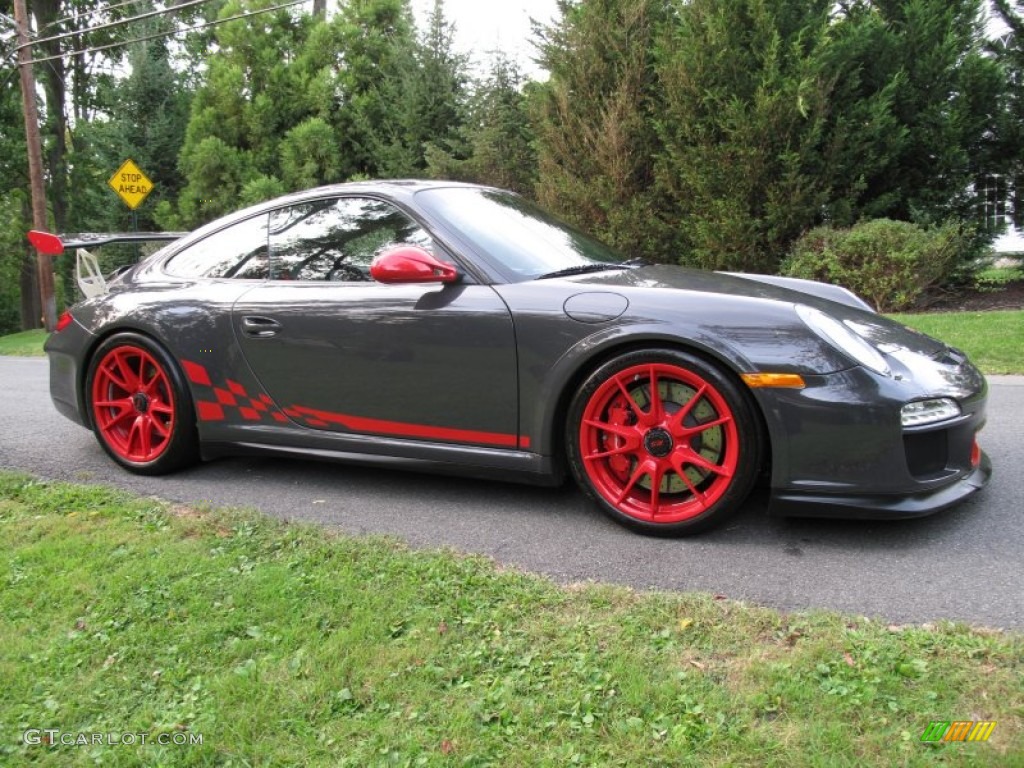 Grey Black/Guards Red 2010 Porsche 911 GT3 RS Exterior Photo #70903987