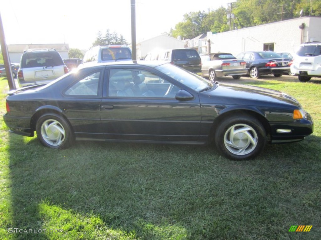 1989 Thunderbird SC Super Coupe - Twilight Blue Metallic / Grey photo #13