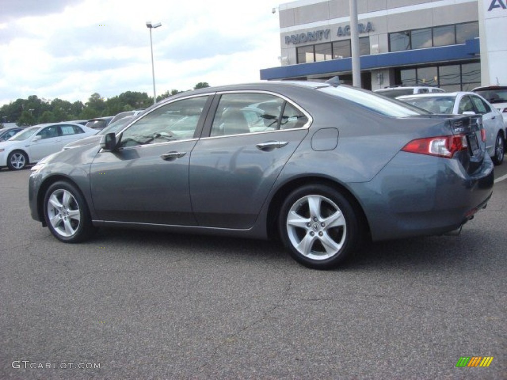 2009 TSX Sedan - Polished Metal Metallic / Taupe photo #3