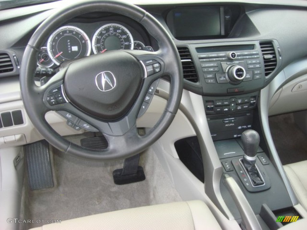 2009 TSX Sedan - Polished Metal Metallic / Taupe photo #12