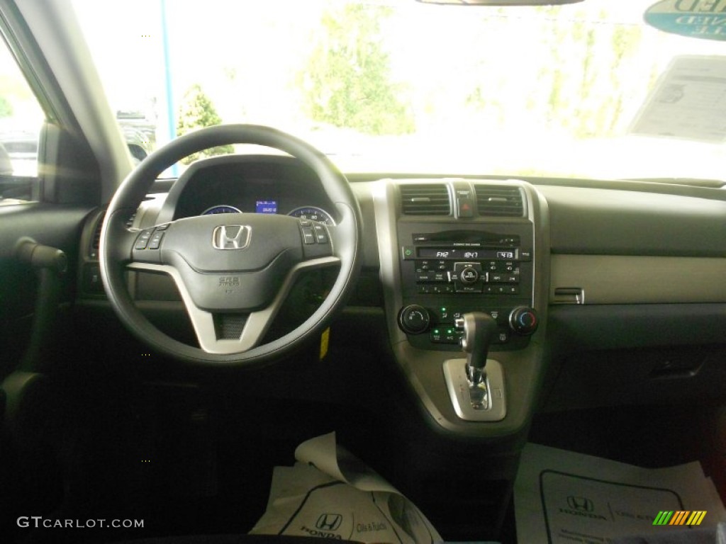 2010 CR-V EX AWD - Polished Metal Metallic / Black photo #5